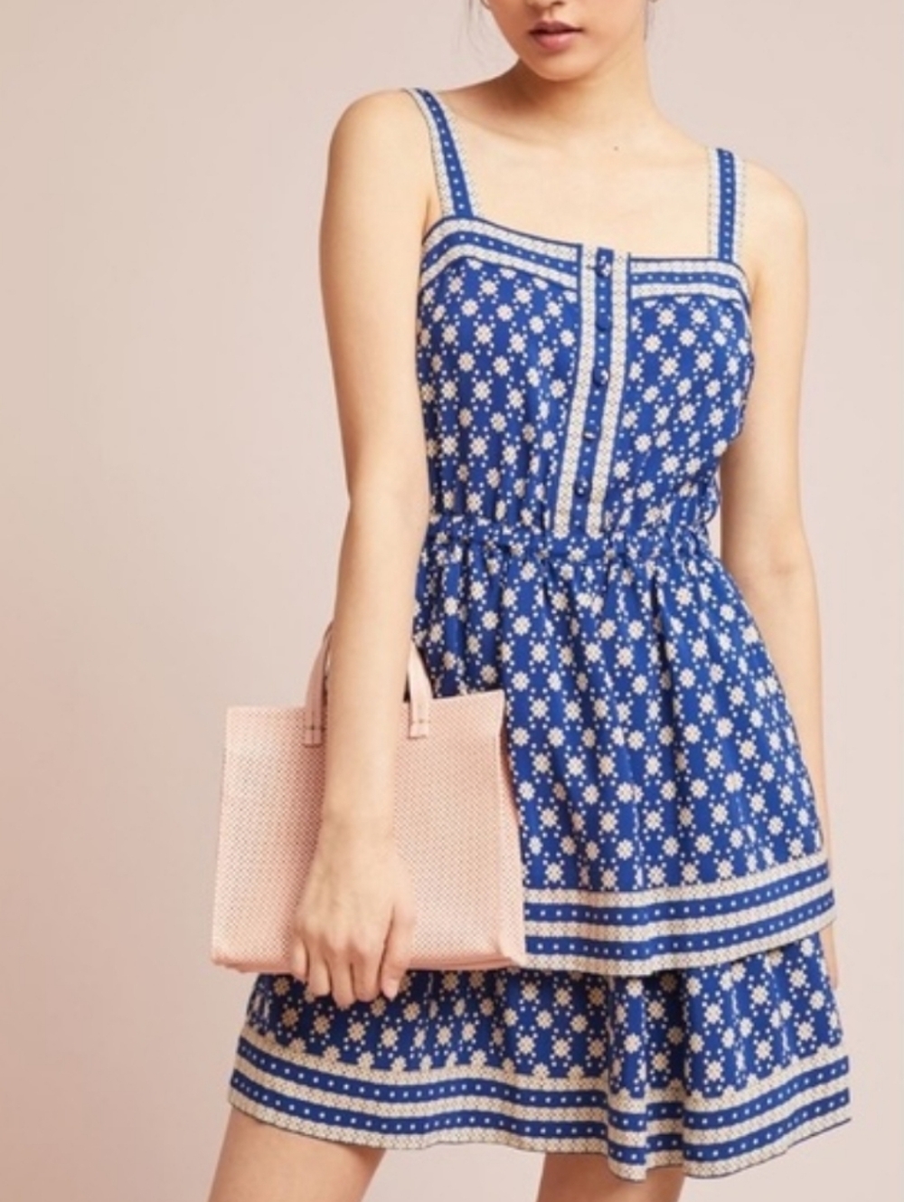 Anthropologie Maeve Layered Mini Dress 6 - Picture 7 of 7